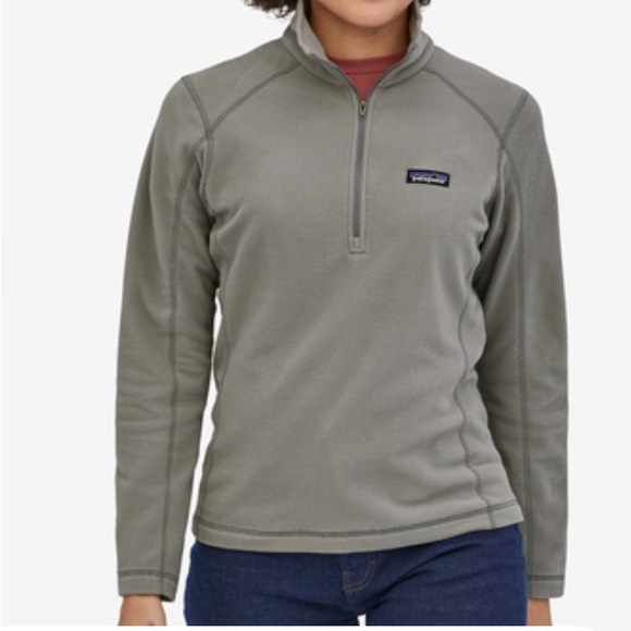 Patagonia Tops - Patagonia Women's Micro D 1/4 Zip gray size small